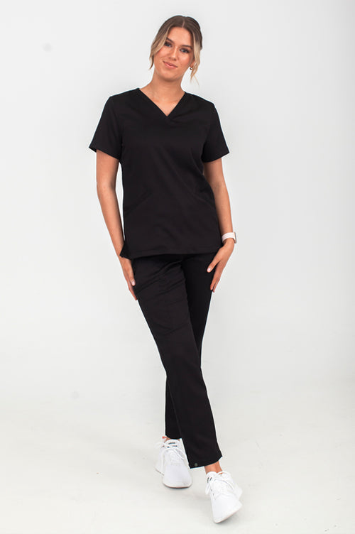 The Cumulus Cargo Scrub Pants - Storm Black