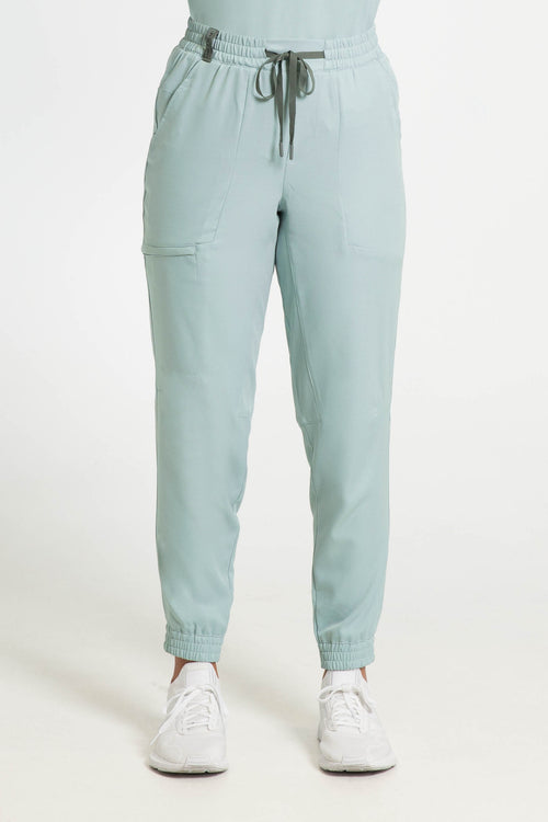 The Banksia Jogger Scrub Pants - Sage Green