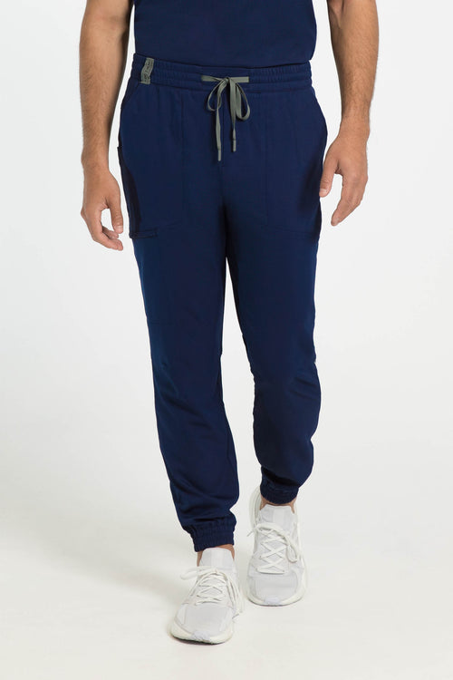 The Saltbush Jogger Scrub Pants - Neptune Navy