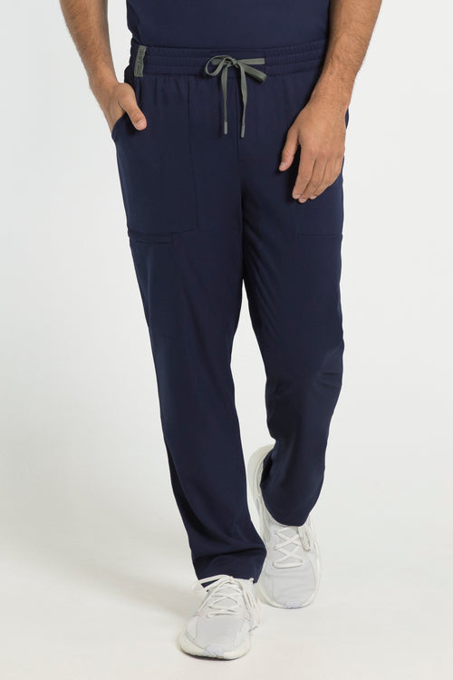 The Outback Cargo Scrub Pants - Neptune Navy