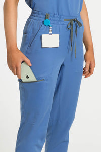 The Outback Cargo Scrub Pants - Ocean Blue – Sustainable Scrubs