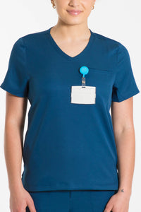 The Elements Daily Scrub Top - Gemstone Teal