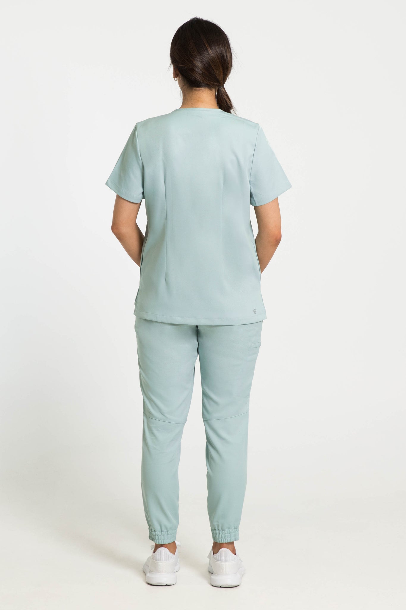 The Elements Daily Scrub Top - Sage Green