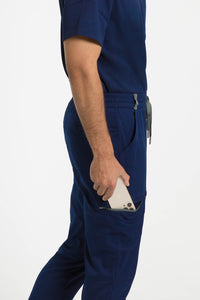 The Outback Cargo Scrub Pants - Neptune Navy